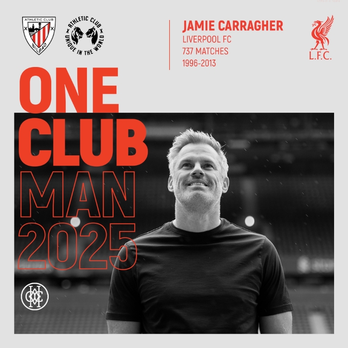 红军传奇!官方:利物浦名宿卡拉格获得2025年“一人一城”奖